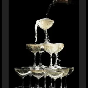 Champagne Fountain Poster Sofort Bestellen
