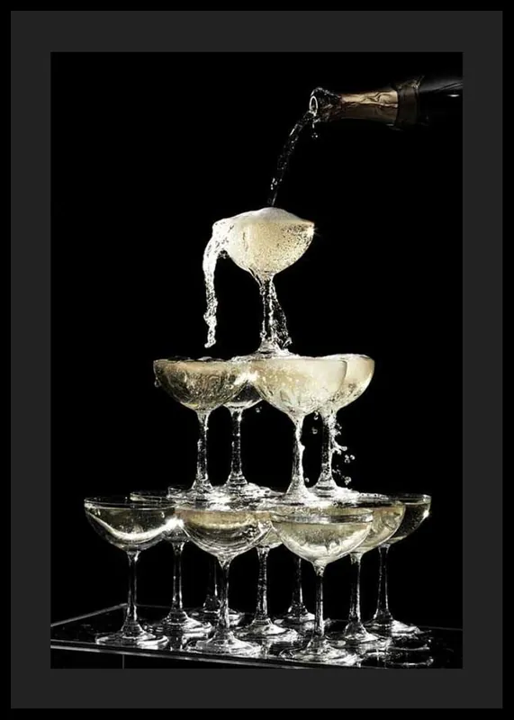 Champagne Fountain Poster Sofort Bestellen