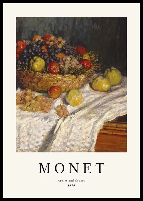 Heißes Angebot Monet Apples And Grapes Poster