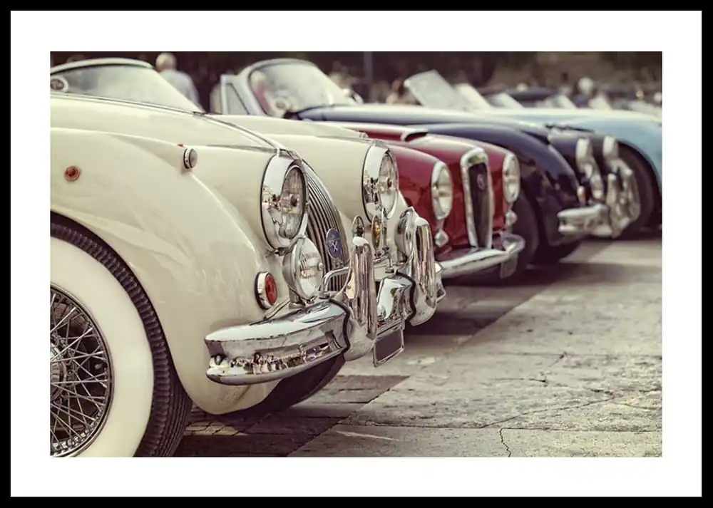 Retro Old Cars Poster Kostenfreie Lieferung