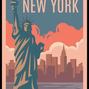 Heißes Angebot Statue of Liberty New York Poster