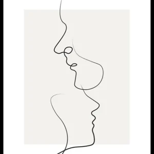Shapes Line Art No3 Poster Schneller Versand