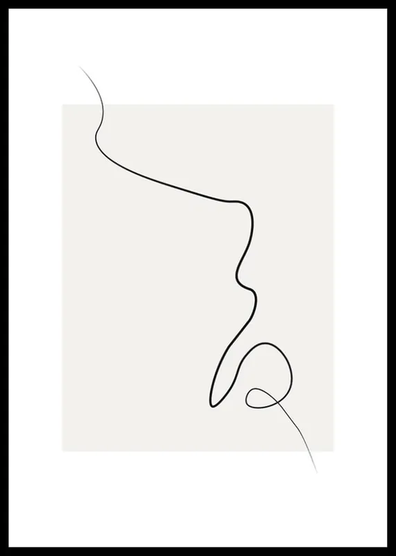 Shapes Line Art No2 Poster Sonderangebot