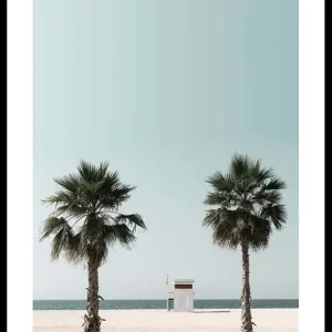 Begrenztes Angebot Lifeguard Hut At Beach Poster