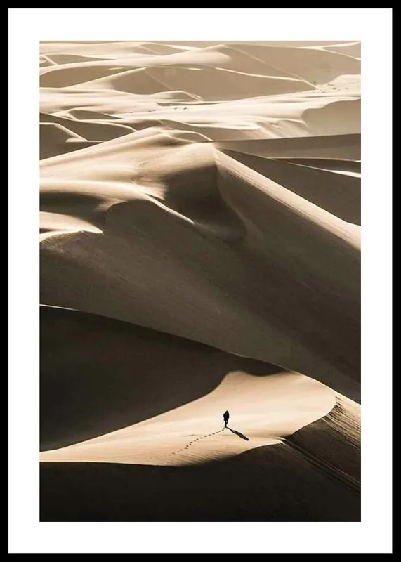 Direktkauf Walking In Desert Poster