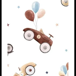 Versand Am Gleichen Tag Cars And Balloons Poster