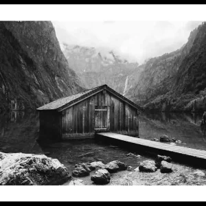 House At Obersee Poster Heißes Angebot