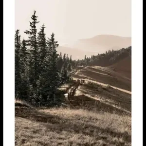 Kostenloser Versand Carpathian Mountains Poster