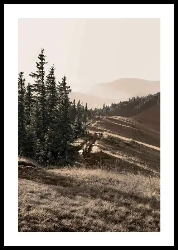 Kostenloser Versand Carpathian Mountains Poster