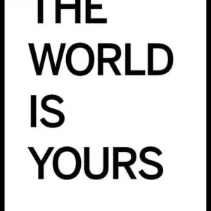 World Is Yours Poster Neue Ware