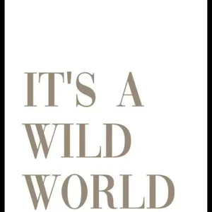 Markenware Wild World Poster