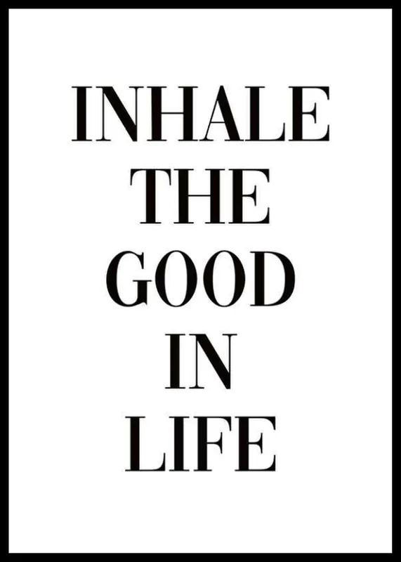 Nur Heute Good In Life Poster