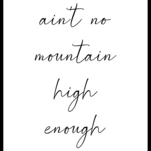 No Mountain High Poster Preisknaller