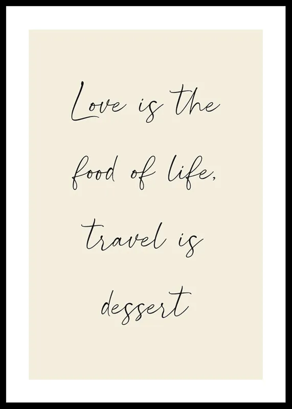 Super-Preis Food Of Life Poster