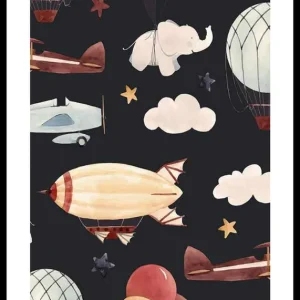 Flying in the air Poster Bestseller