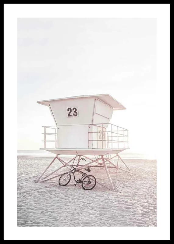 Lifeguard Tower 23 Poster Direkt Vom Hersteller