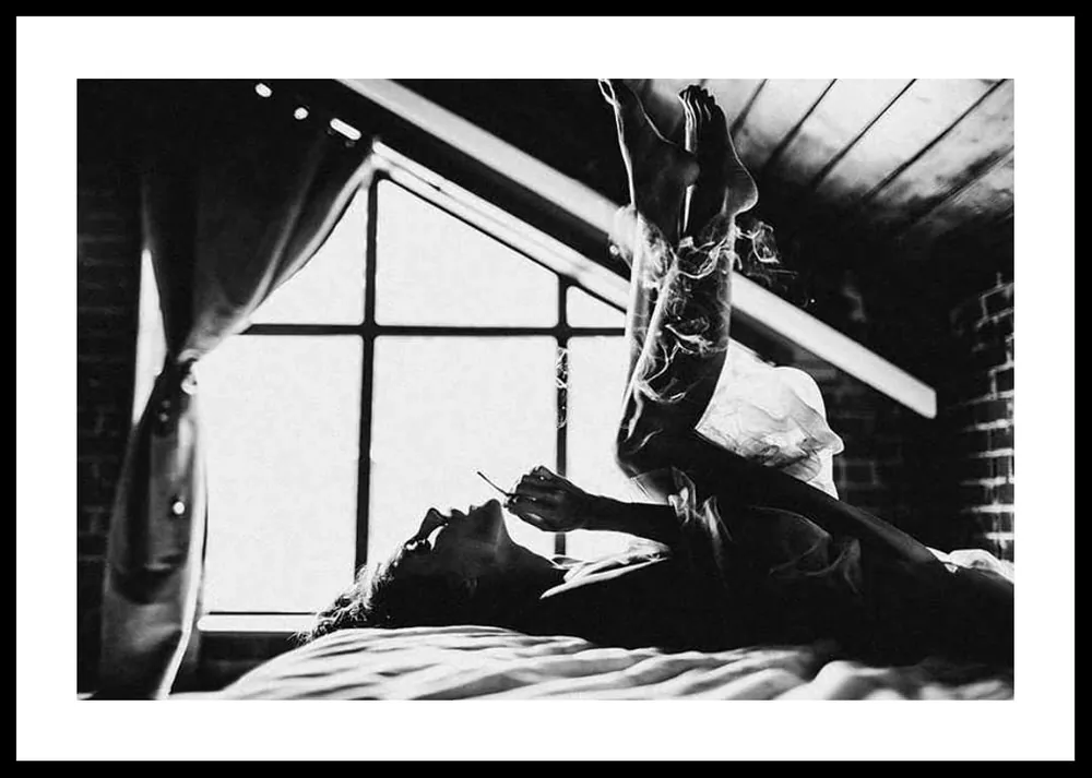 Echt Smoking In Bed Poster