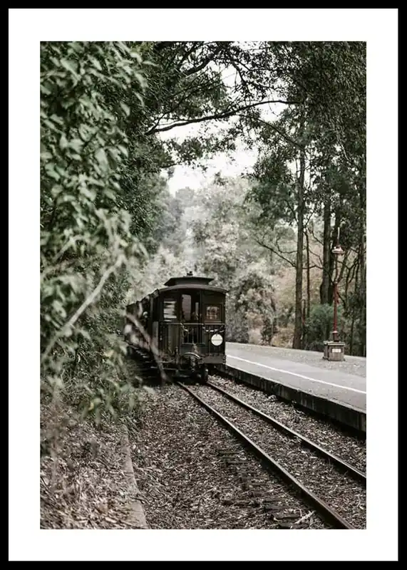 Train By Railroad Poster Finale Aktion