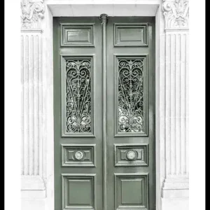 Highlight Green Double Door Poster