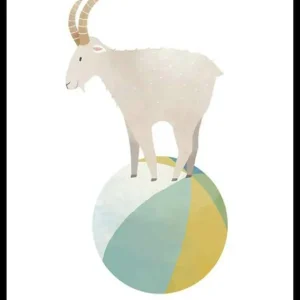 Neuheit Playful Goat Poster