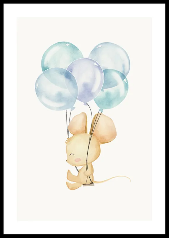 Markenprodukt Flying Mouse Poster