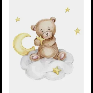 Zertifiziert Teddy In The Sky Poster