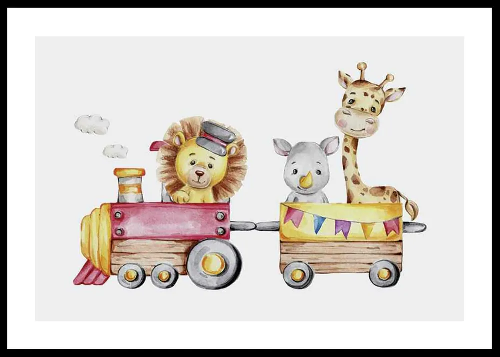 Solange Der Vorrat Reicht Animal Train Poster