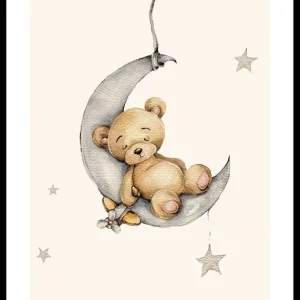 Sleeping Teddy Poster Rabatt