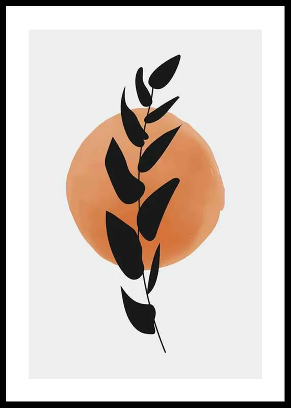 Sunset Branch Poster Kostenfreie Lieferung