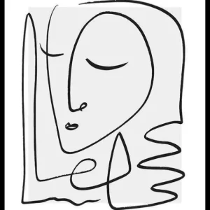 Angebot Art De Lignes No2 Poster