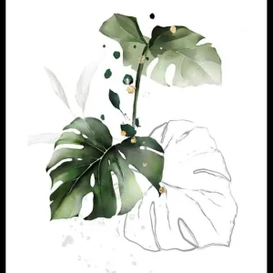 Bestpreis Watercolor Botanical No2 Poster