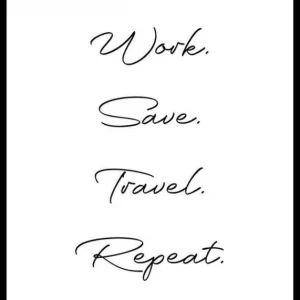 Work Repeat Poster Kostenfreie Lieferung