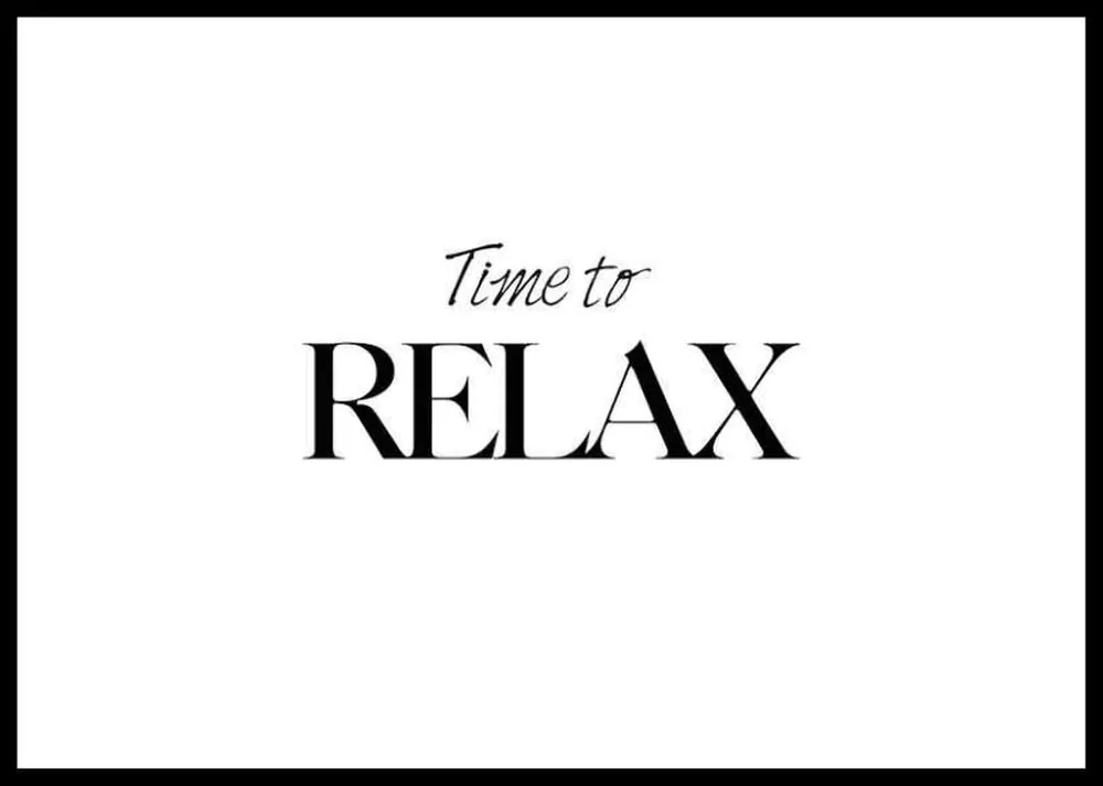 Time To Relax No2 Poster Kracherpreis