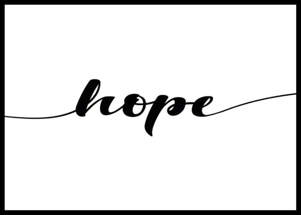 Schnäppchen Hope Line Poster