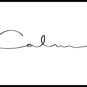 Calm Poster Begrenztes Angebot