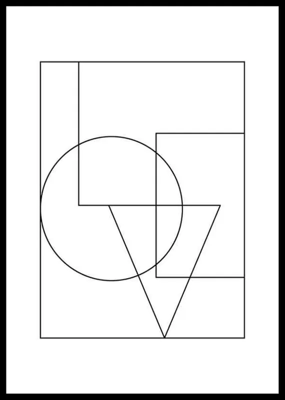 Love Line Art No2 Poster Wochenendangebot
