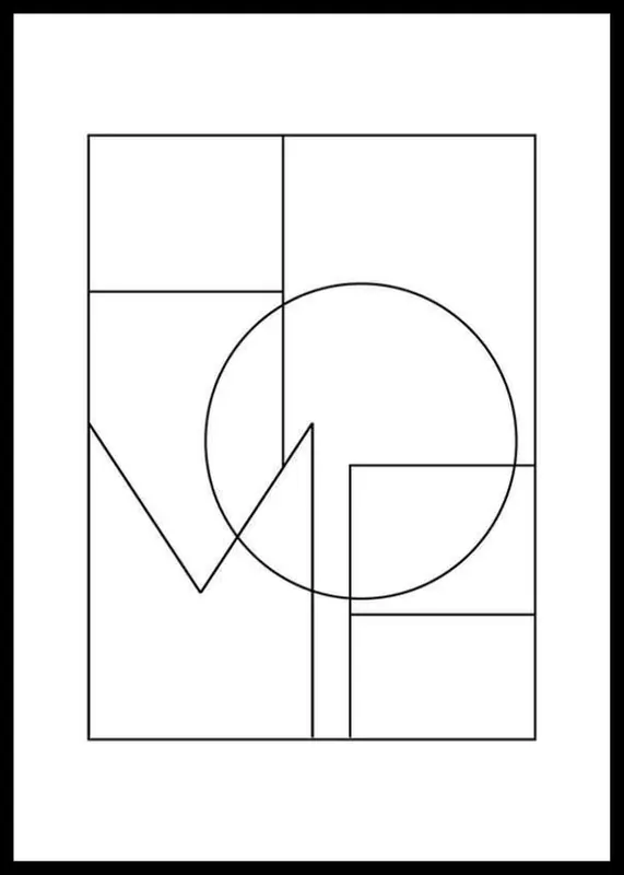 Top-Angebot Home Line Art Poster