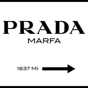 Prada Marfa Poster Knallerangebot