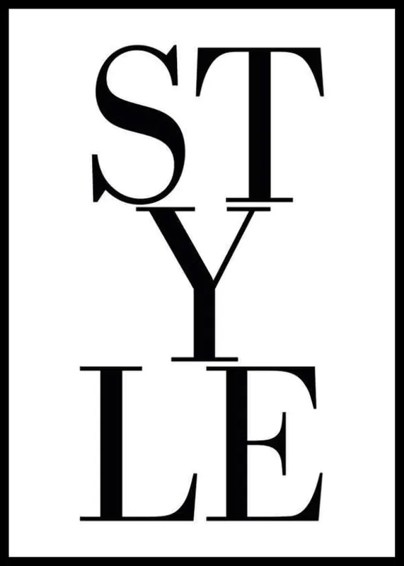 Angebot Style Poster