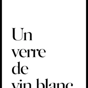 Vin Blanc Poster Jetzt Bestellen