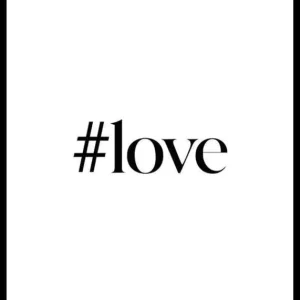 Letzte Chance Hashtag Love Poster