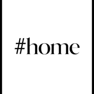 Neu Im Sortiment Hashtag Home Poster