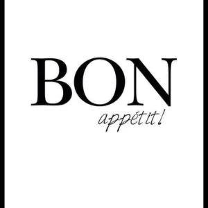 Bon Appetit Poster Gratis Versand