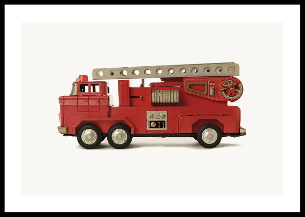Fire Truck Poster Geprüft