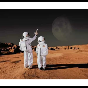 Little Astronauts Poster Nur Heute