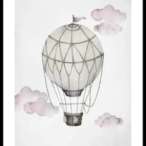 Meistverkauft Watercolor Hot Air Balloon Poster