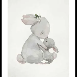 Saisonangebot Watercolor Rabbits Poster