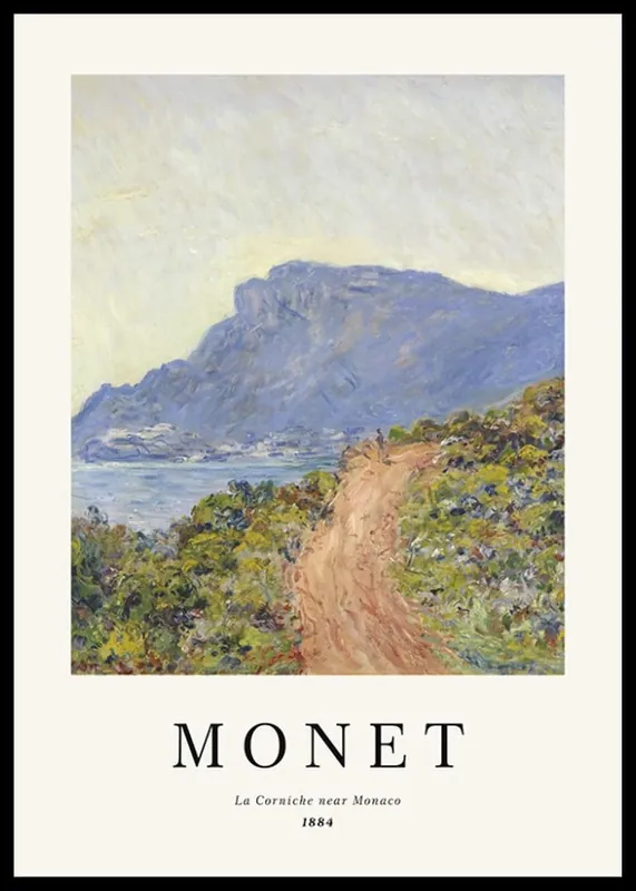 Expressversand Monet La Corniche Poster