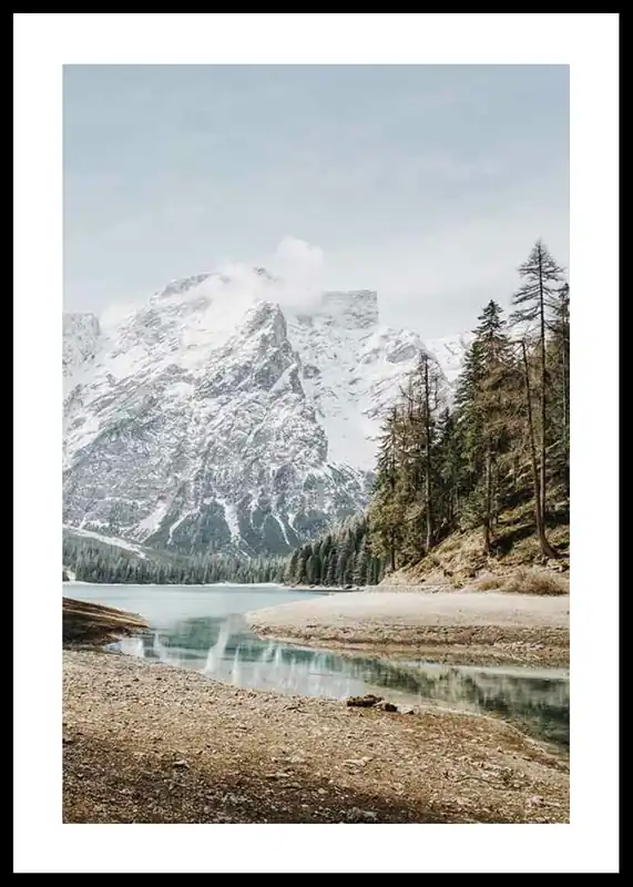 Begrenztes Angebot Lagi di Braies Italy Poster