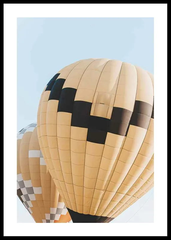 Yellow Air Balloons Poster Bestseller
